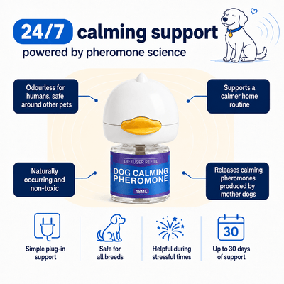 Pawsora - Dog Diffuser - DAP Pheromone - Dog appeasing pheromone - Pet Diffuser - Dog sleep - Dog anxiety